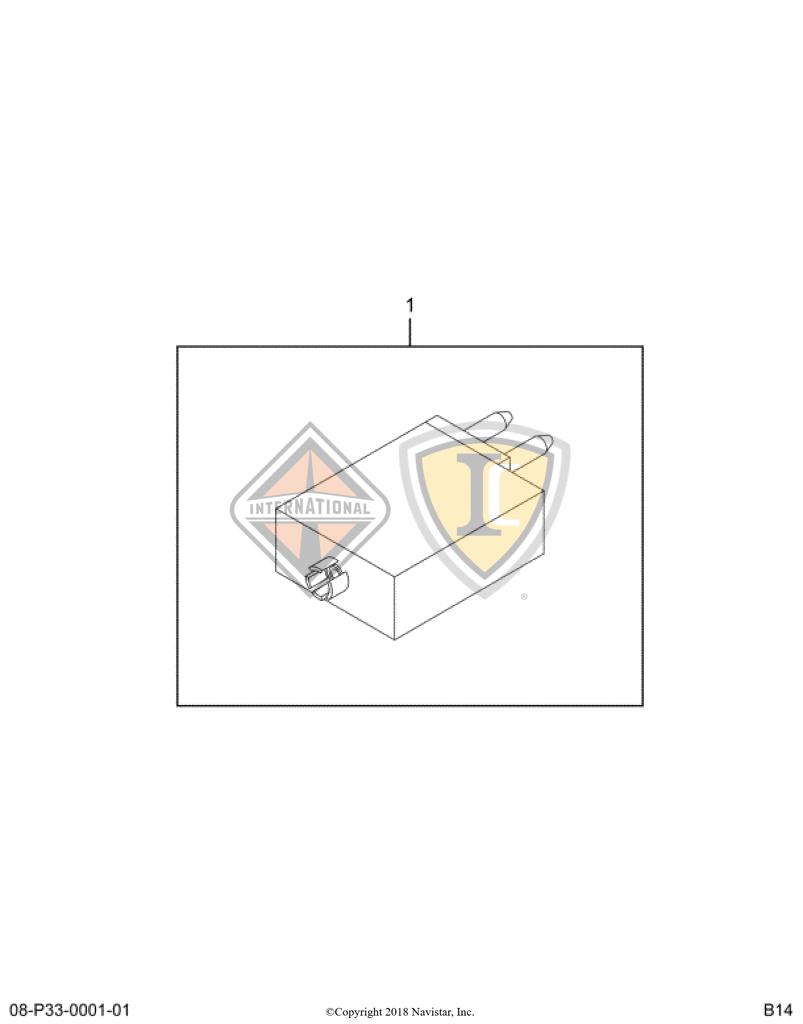3536177C1, Navistar International, BREAKER, CIRCUIT 5AMP 12VOLT - part number 3536177C1