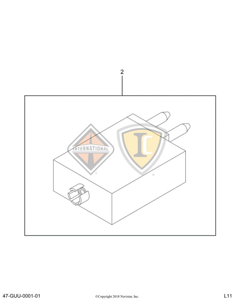 3536177C1, Navistar International, BREAKER, CIRCUIT 5AMP 12VOLT - part number 3536177C1