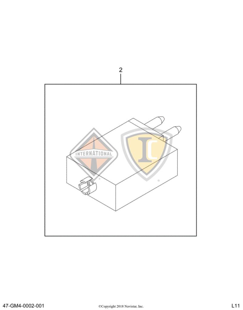 3536177C1, Navistar International, BREAKER, CIRCUIT 5AMP 12VOLT - part number 3536177C1