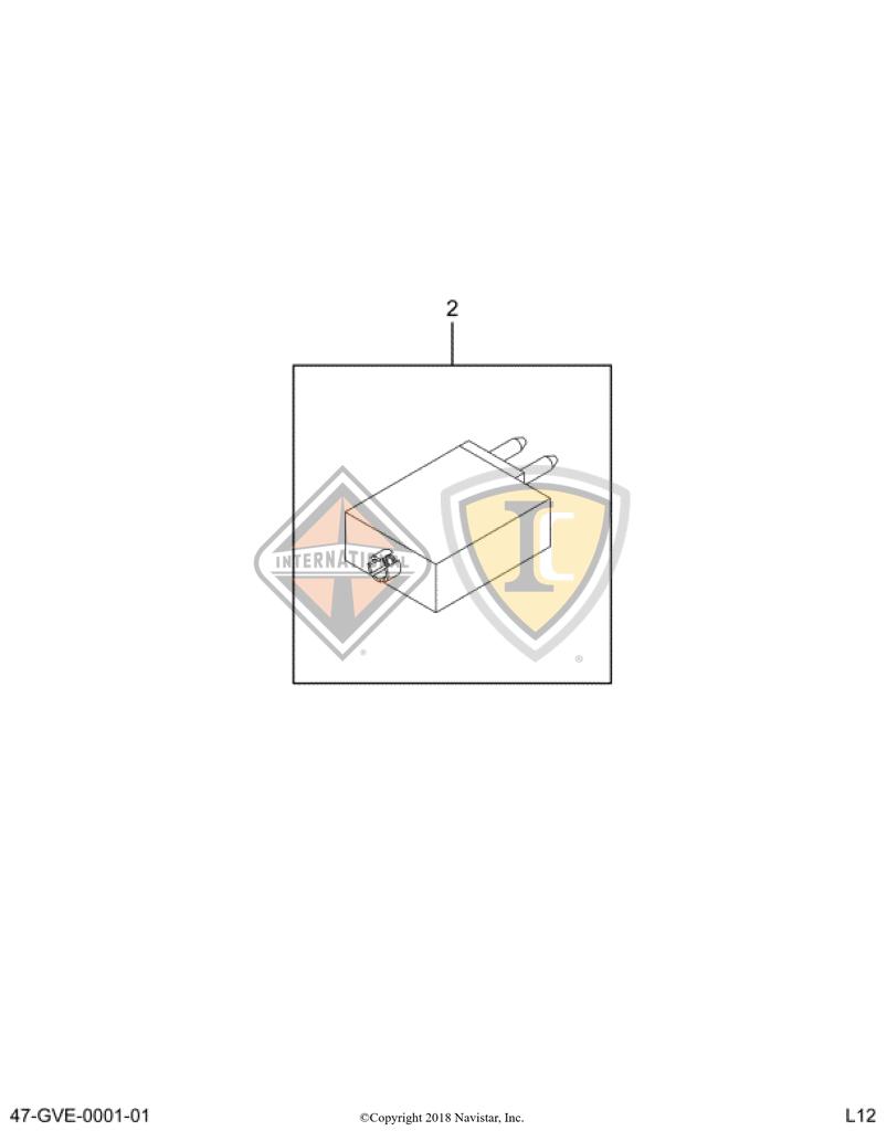 3536177C1, Navistar International, BREAKER, CIRCUIT 5AMP 12VOLT - part number 3536177C1