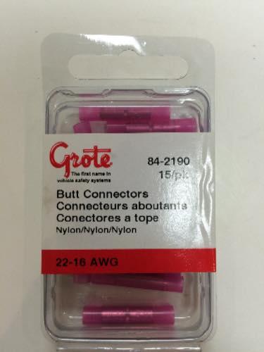 84-2190, Grote Industries Co., BUTT SPLICE, 22-18 GAUGE, PK - 84-2190