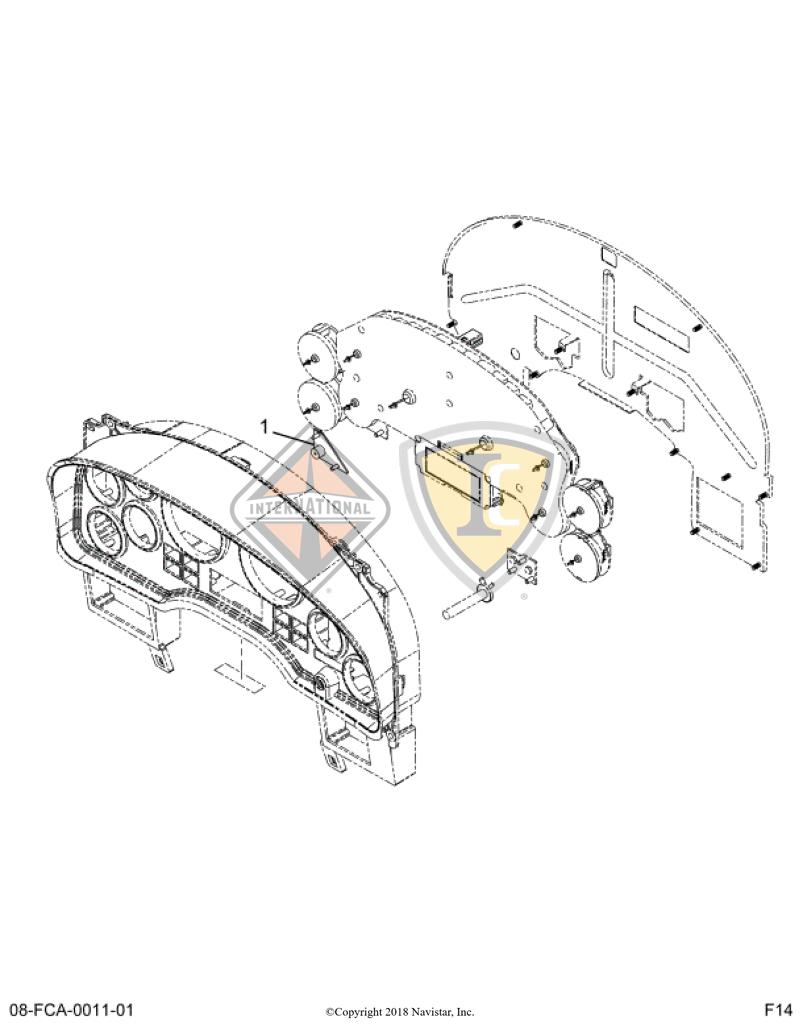 2596431C91, Navistar International, BUZZER, WARNING ALARM - part number 2596431C91