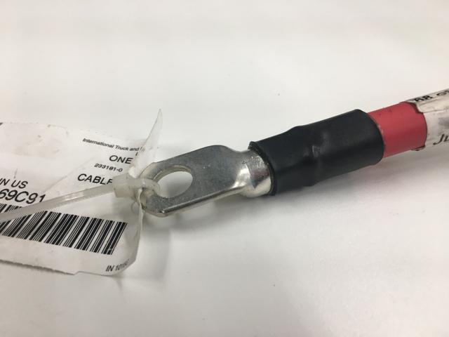 4063369C91, Navistar International, CABLE, INTERCONNECT POS 21CM W/AUX POST - part number 4063369C91