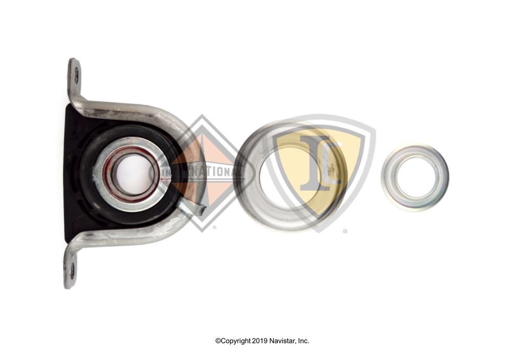 DS2100881X, Spicer U-Joints & Center Bearings, BEARING ASSY, CENTER, DRIVE SHAFT, 1.378 ID, 2.250 CTR TO MOUNTING SURFACE, 1.226 BRACKET WIDTH - part number DS2100881X