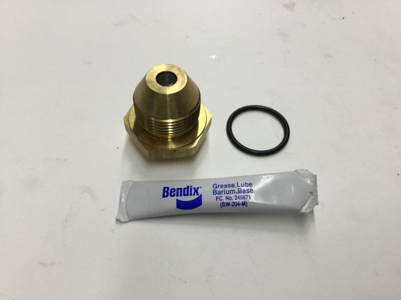 BX107800N, Bendix, VALVE KIT, CHECK, AIR DRIER, AD-9, 1/2, OLD STYLE END COVER ONLY - part number BX107800N