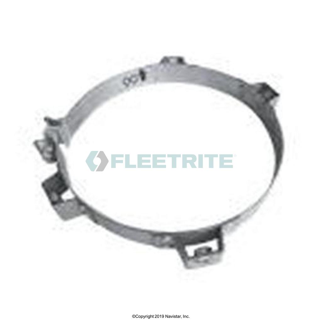FLTEC10PA4, Fleetrite, Fleetrite Bracket Muffler Guard Support; Size: 10.2 IN; Material: Aluminum - FLTEC10PA4