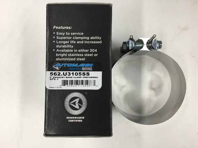 562.U3105SS, Automann, CLAMP, 5 BAND SS PREFORMED - part number 562.U3105SS