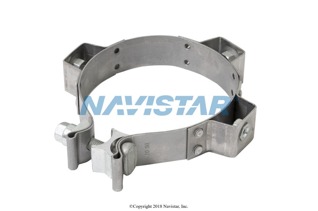 3661850C1, Navistar International, Uncategorized, CLAMP, EXHAUST PIPE SHIELD 5" - part number 3661850C1