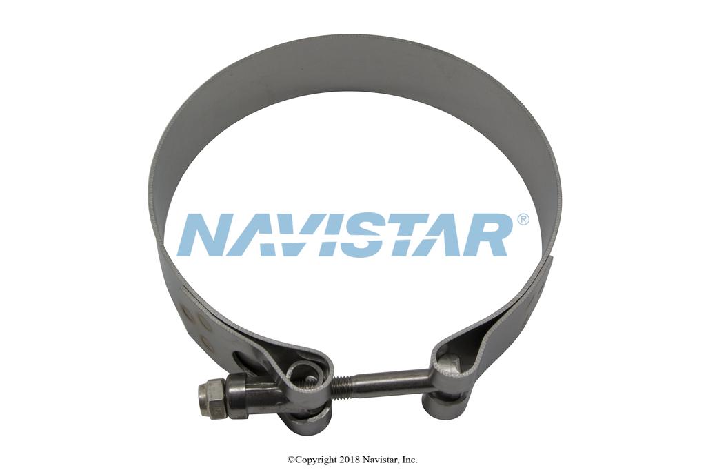 3862438C1, Navistar International, CLAMP, EXHAUST, PIPE, T-BOLT, 5.2 - part number 3862438C1