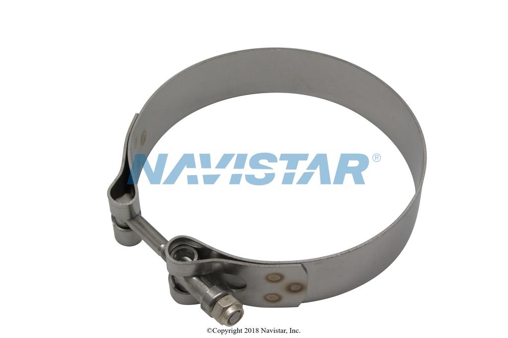 3862438C1, Navistar International, CLAMP, EXHAUST, PIPE, T-BOLT, 5.2 - part number 3862438C1