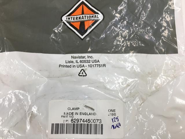 62974450073, Navistar International, CLAMP, V-BAND, TURBO OUTLET - part number 62974450073