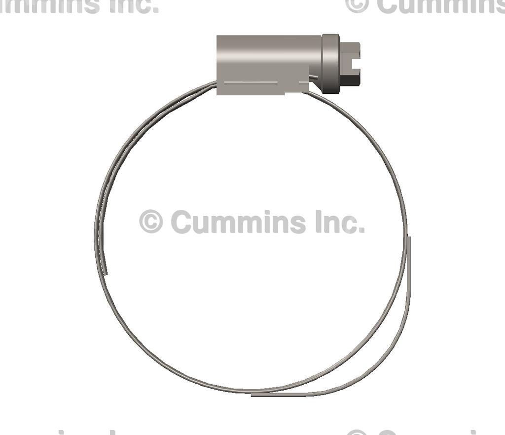 3104304, Cummins, Engine Components, CLAMP, SPRING HOSE - part number 3104304