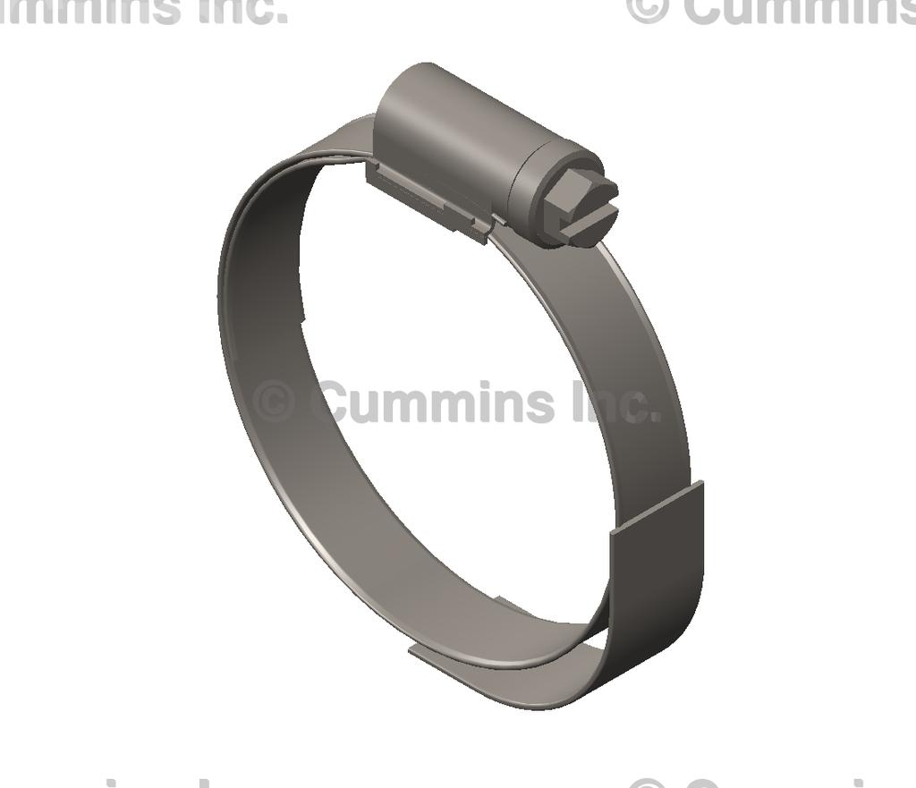 3104304, Cummins, Engine Components, CLAMP, SPRING HOSE - part number 3104304