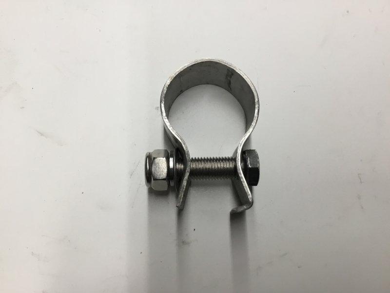 F2125S, Class Eight Manufacturing, Fifth Wheel & Headache Racks, CLAMP, SS FOR POST MOUNT TUBE - F2125S