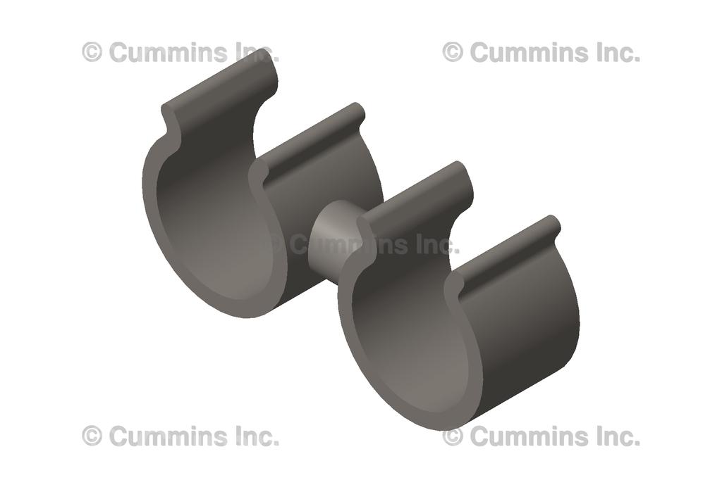 3975497, Cummins, CLAMP, TUBE - part number 3975497