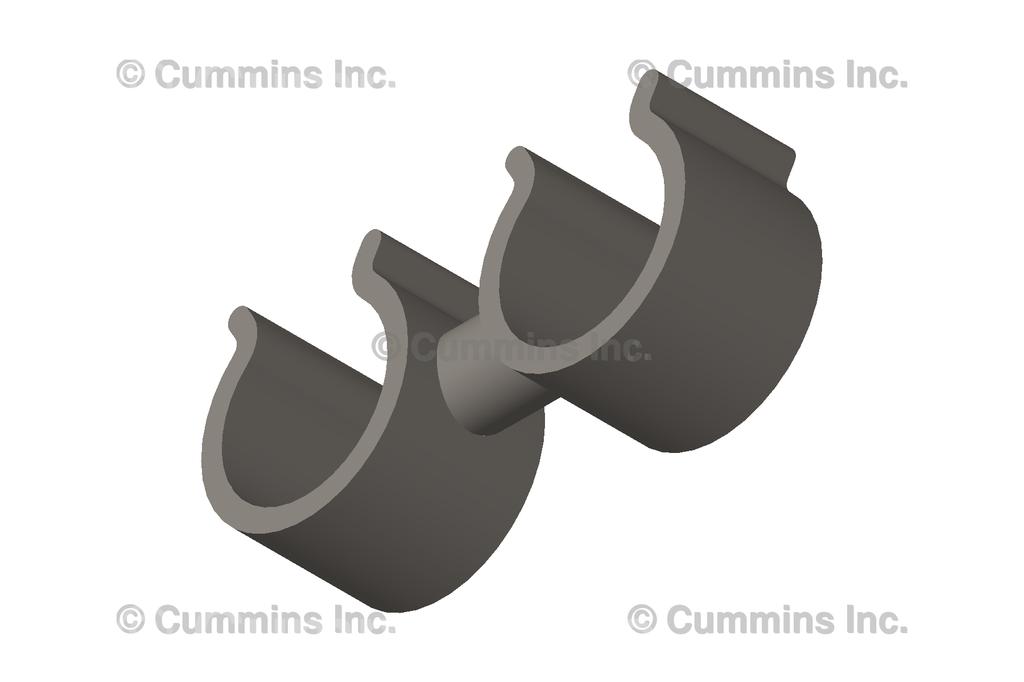 3975497, Cummins, CLAMP, TUBE - part number 3975497