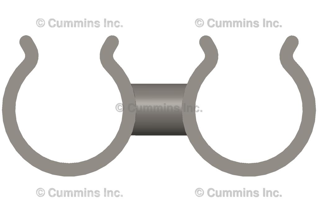 3975497, Cummins, CLAMP, TUBE - part number 3975497