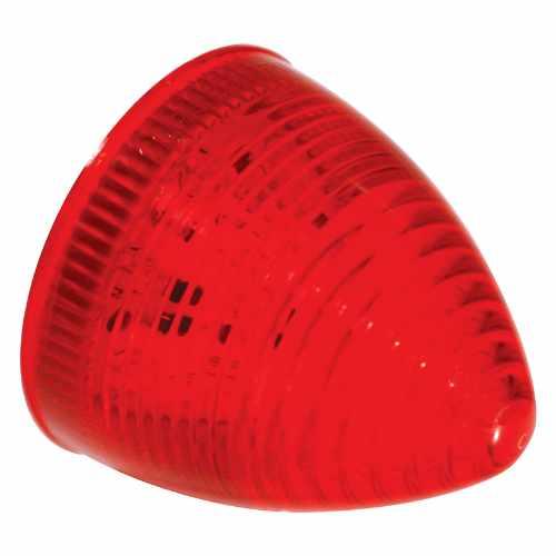 G1082, Grote Industries Co., CLR/MRK, 2 1/2 RED BEEHIVE, - G1082