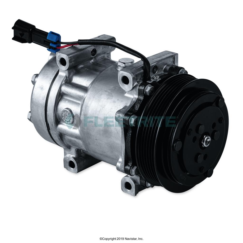 FLT4815Q, Fleetrite, COMPRESSOR, A/C, DIRECT MOUNT, 6 GROOVE, 125MM DIA Q STYLE CLUTCH, 12V - FLT4815Q