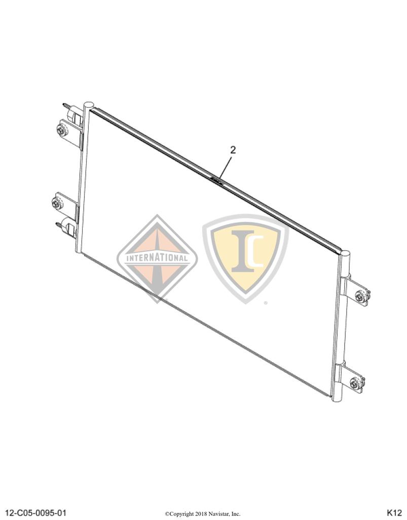 2610312C92, Navistar International, Uncategorized, CONDENSER - part number 2610312C92