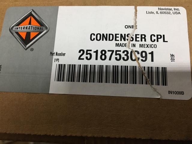 2518753C91, Navistar International, Engine Components, CONDENSER, A/C, LEFT NON-HX AND HV - part number 2518753C91