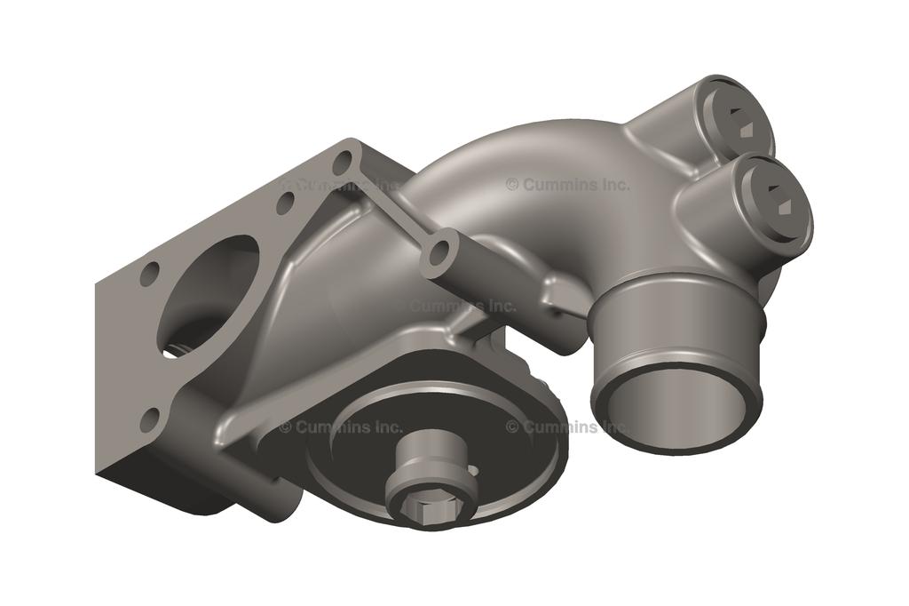 4318607, Cummins, CONNECTION, WATER INLET - part number 4318607