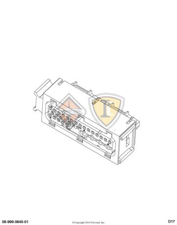 3573648C2, Navistar International, CONNECTOR, BODY, ELECT, BODY 31 WAY - 3573648C2