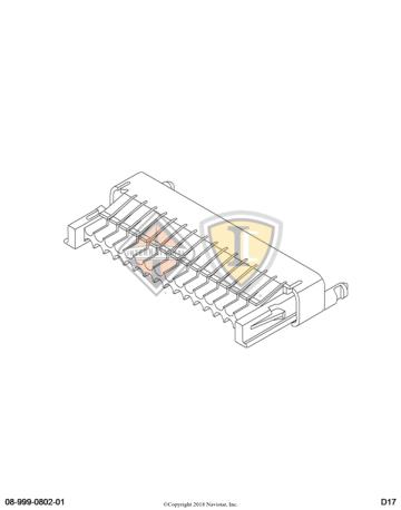 3533834C1, Navistar International, CONNECTOR, ELECT, BODY MICRO-PACK 36 P - 3533834C1