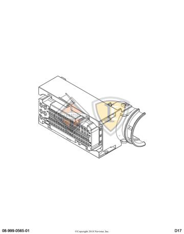 3612247C1, Navistar International, CONNECTOR, BODY 76-WAY TYCO - 3612247C1