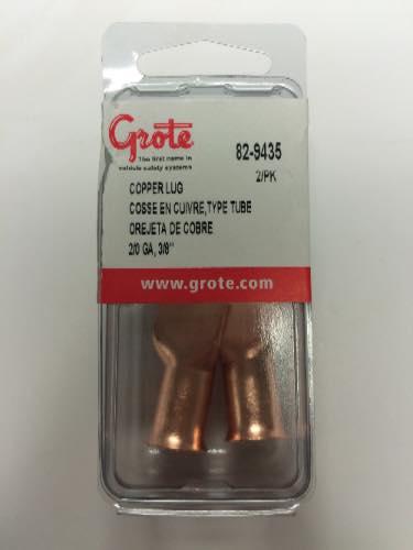 82-9435, Grote Industries Co., COPPER LUG, 2/0 GA, 3/8 PK - 82-9435