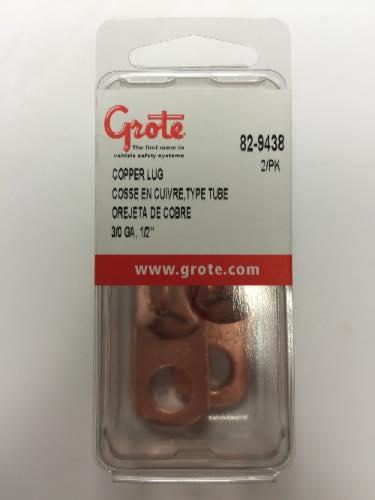 82-9438, Grote Industries Co., COPPER LUG, 3/0 GA, 1/2 , P - 82-9438