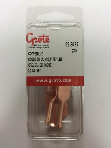 82-9437, Grote Industries Co., COPPER LUG, 3/0 GA, 3/8 PK - 82-9437