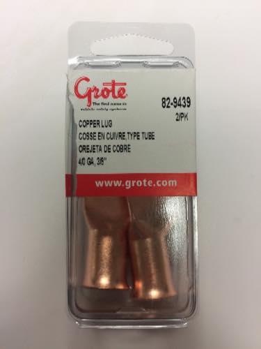 82-9439, Grote Industries Co., COPPER LUG, 4/0 GA, 3/8 , P - 82-9439