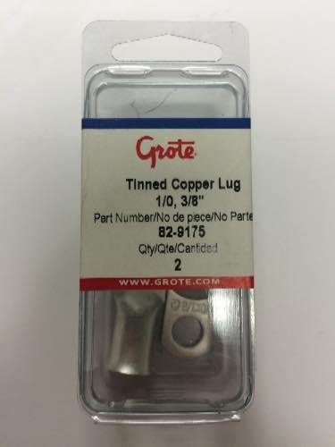 82-9175, Grote Industries Co., COPPER LUG, TIN PLATE, 1/0 G - 82-9175