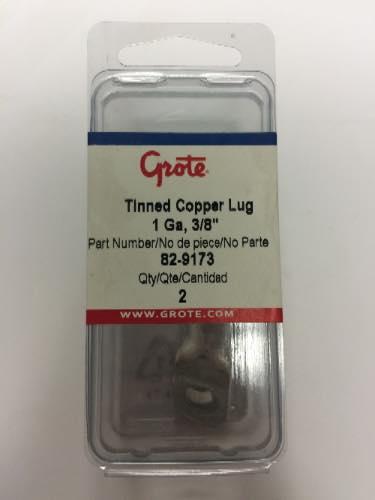 82-9173, Grote Industries Co., COPPER LUG, TIN PLATE, 1 GA, - 82-9173