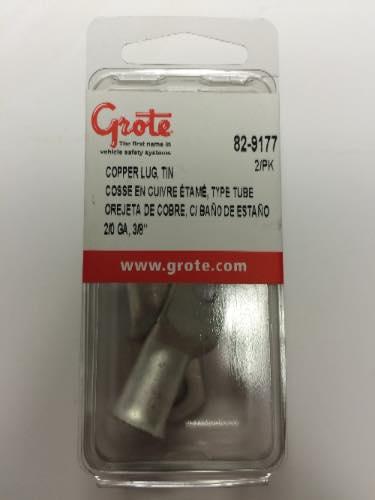 82-9177, Grote Industries Co., COPPER LUG, TIN PLATE, 2/0 G - 82-9177