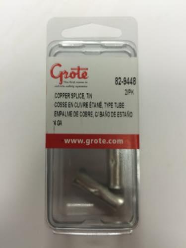 82-9448, Grote Industries Co., COPPER SPLICE TIN 4 GA PK 2 - 82-9448