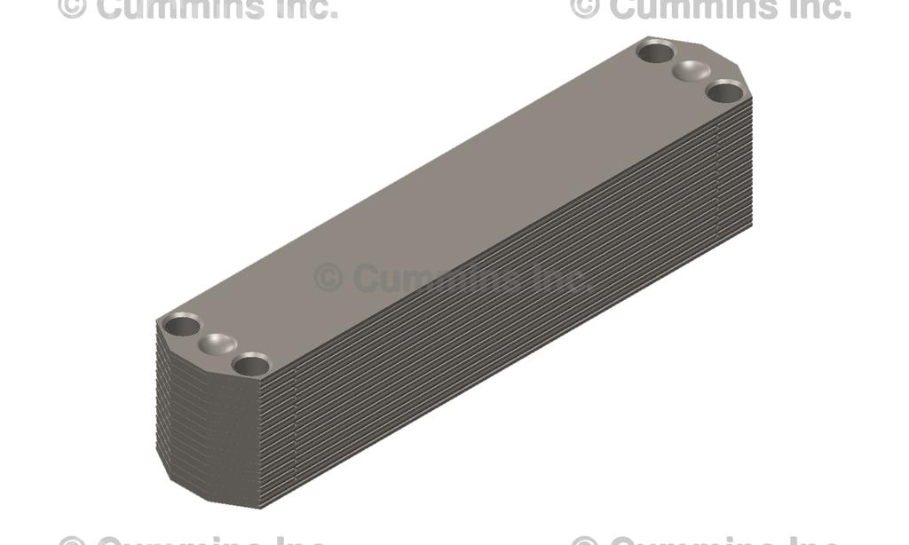 4965487, Cummins, CORE, COOLER - part number 4965487