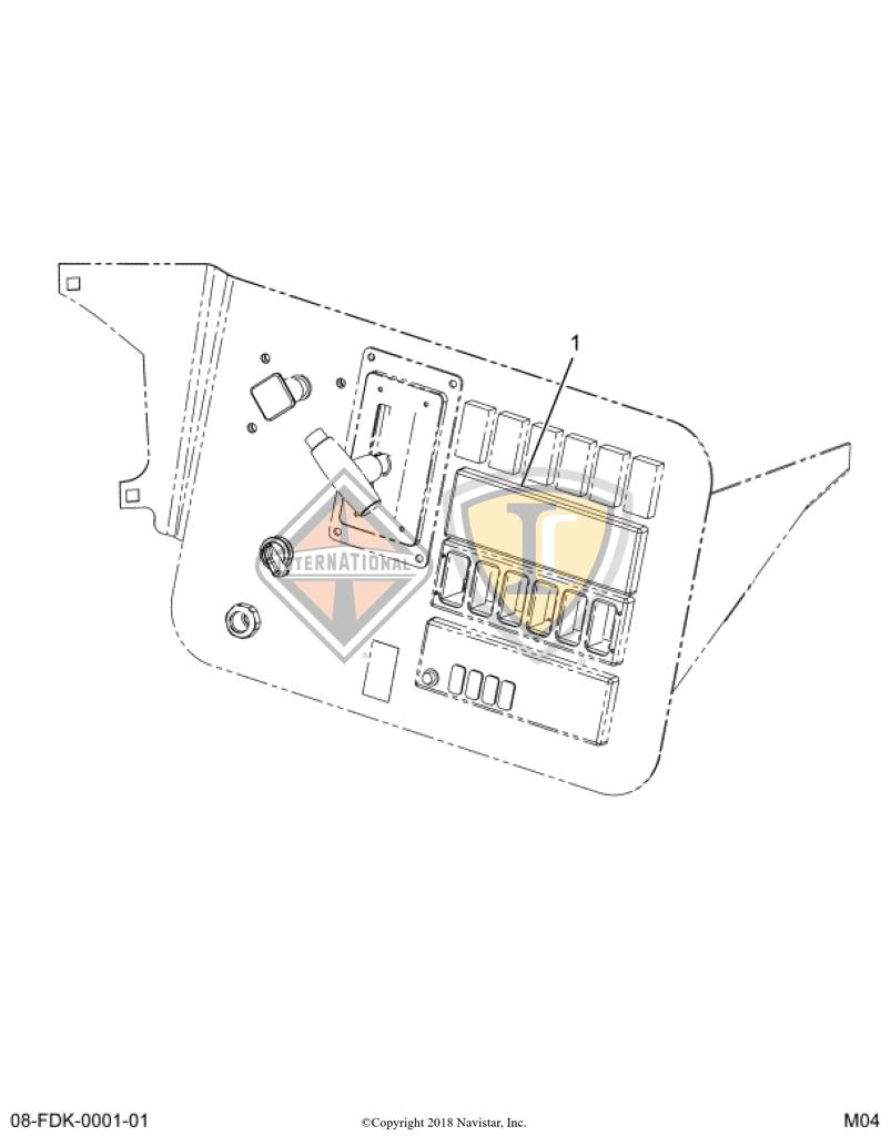 3534054C2, Navistar International, COVER - part number 3534054C2