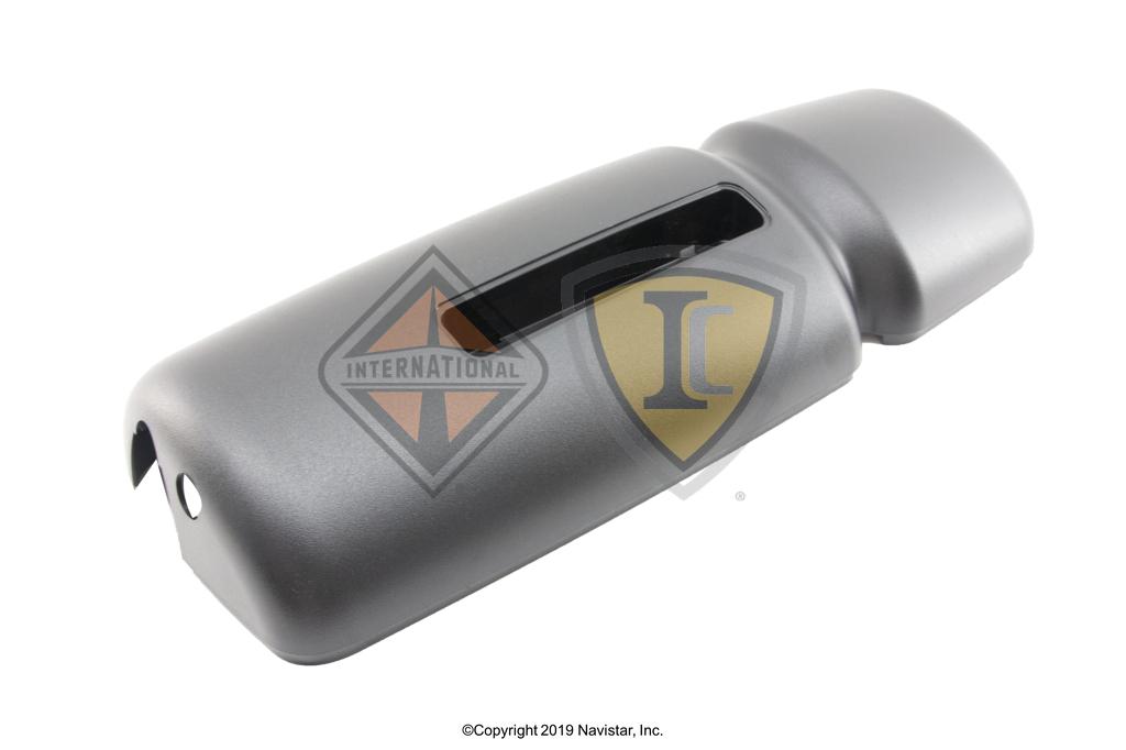 2505294C1, Navistar International, COVER, MIRROR BACK, RH, FOR PREMIUM MIRROR SYSTEM, BLACK - part number 2505294C1
