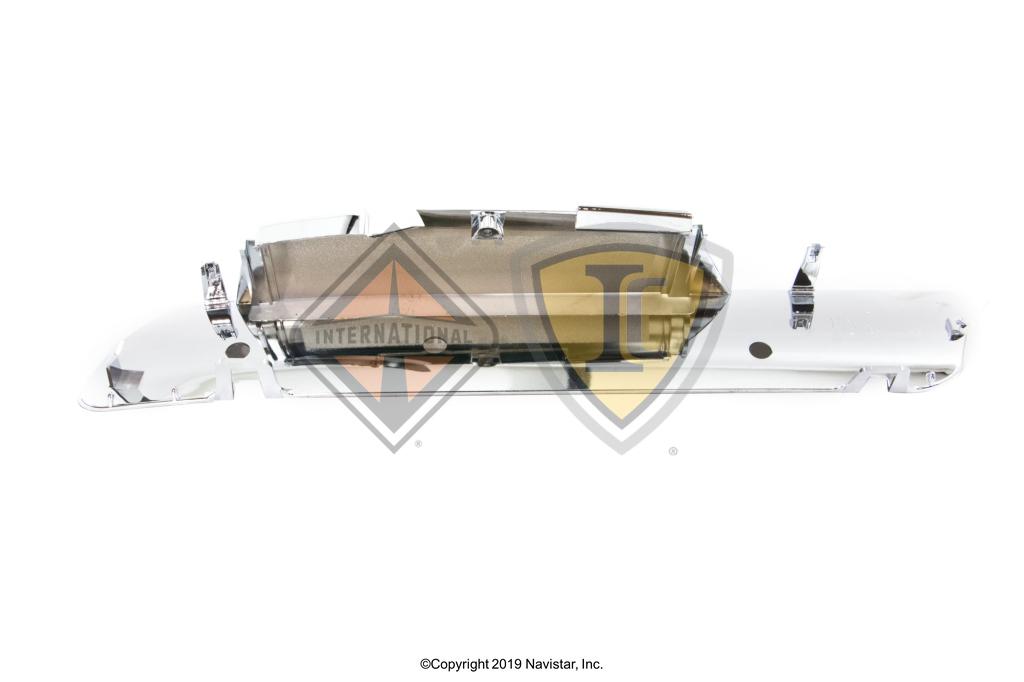 3621140C2, Navistar International, COVER, MIRROR, BRACKET BASE, LH, UPPER, CHROME - part number 3621140C2