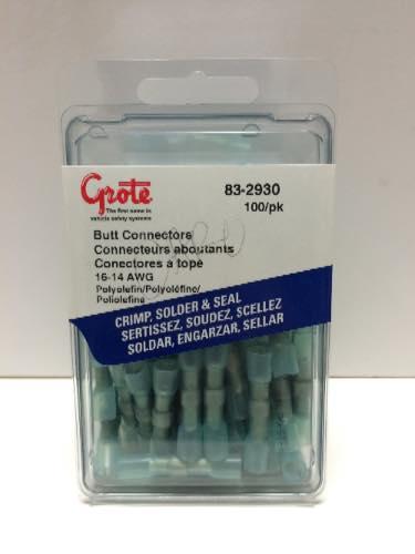 83-2930, Grote Industries Co., CRMP&SOLDER BUTT 16-14GA PK - 83-2930