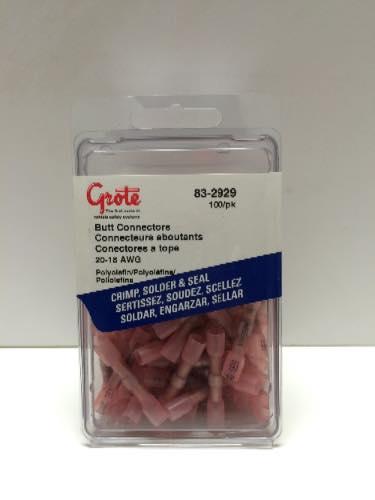 83-2929, Grote Industries Co., CRMP&SOLDER BUTT 20-18GA PK - 83-2929