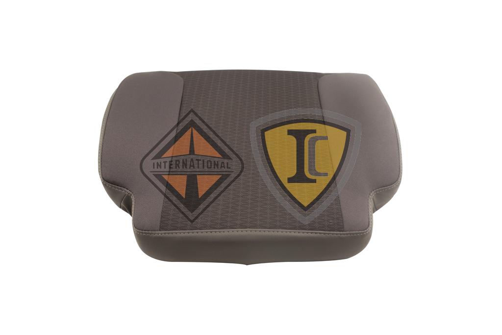 2595485C92, Navistar International, CUSHION, SEAT, CHARCOAL CLOTH/VINYL - part number 2595485C92