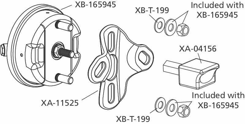 XA-02608, Holland Hitch, CYL & BRKT ASSY - XA-02608