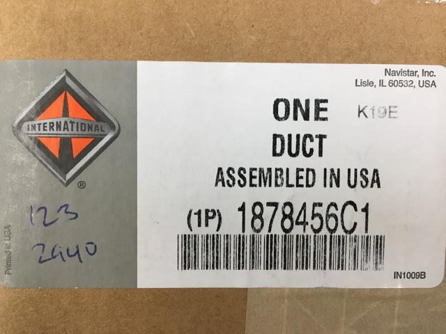 1878456C1, Navistar International, DUCT, EGR, MIXING, W/ HEATER - part number 1878456C1