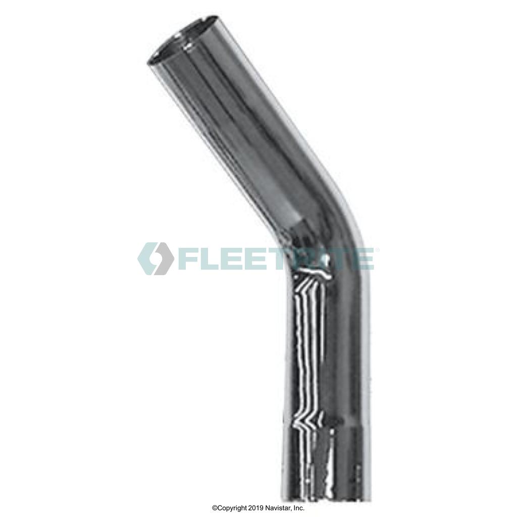 FLT89780A, Fleetrite, ELBOW, PIPE, EXHAUST, 4 IN. X 6.5 IN, 45-DEG, OD ID ALUMINIZED - FLT89780A