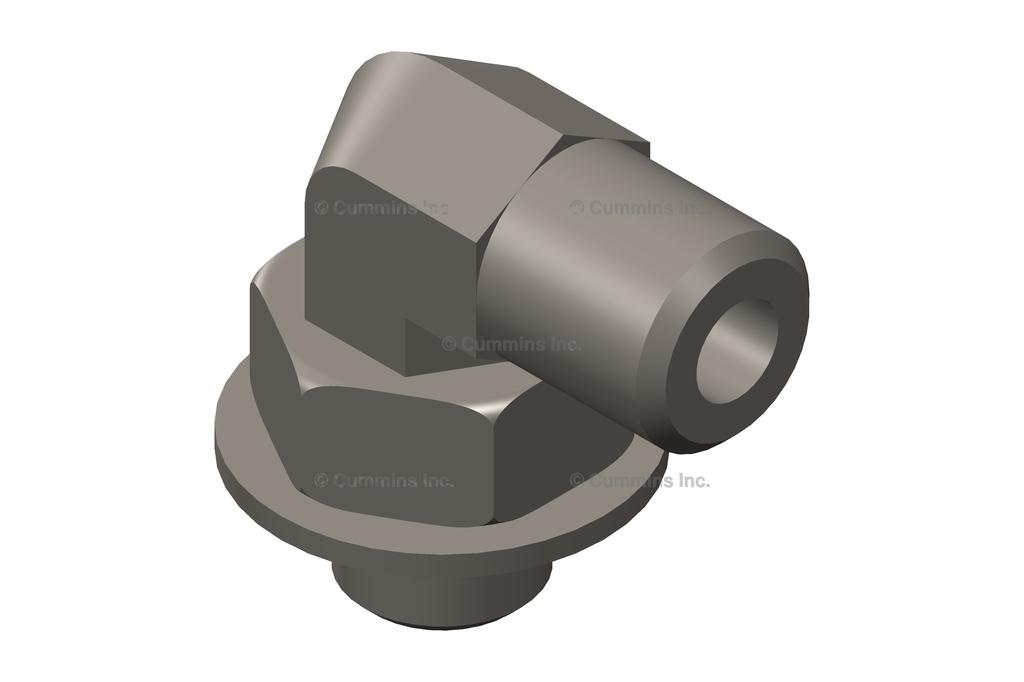 3037535, Cummins, ELBOW, MALE UNION - part number 3037535