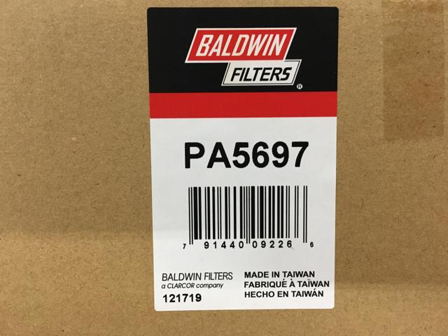 PA5697, Baldwin Filters, ELEMENT CABIN AIR - part number PA5697
