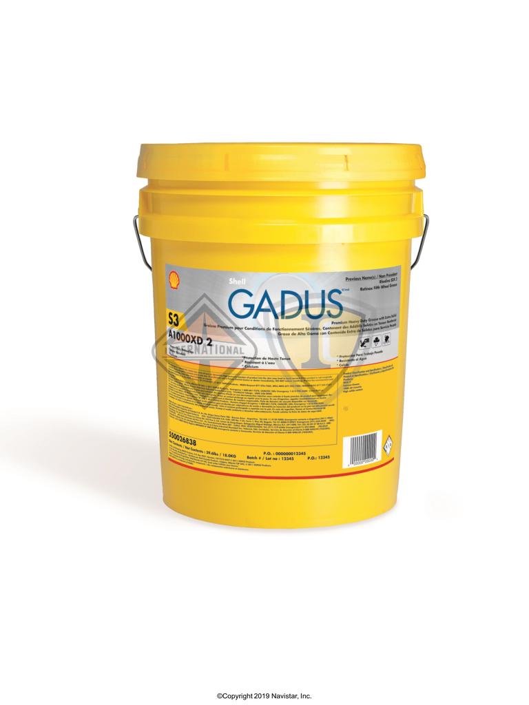 SH550026838, Shell Canada Ltd., GREASE, GADUS S3 A1000XD 2 - SH550026838